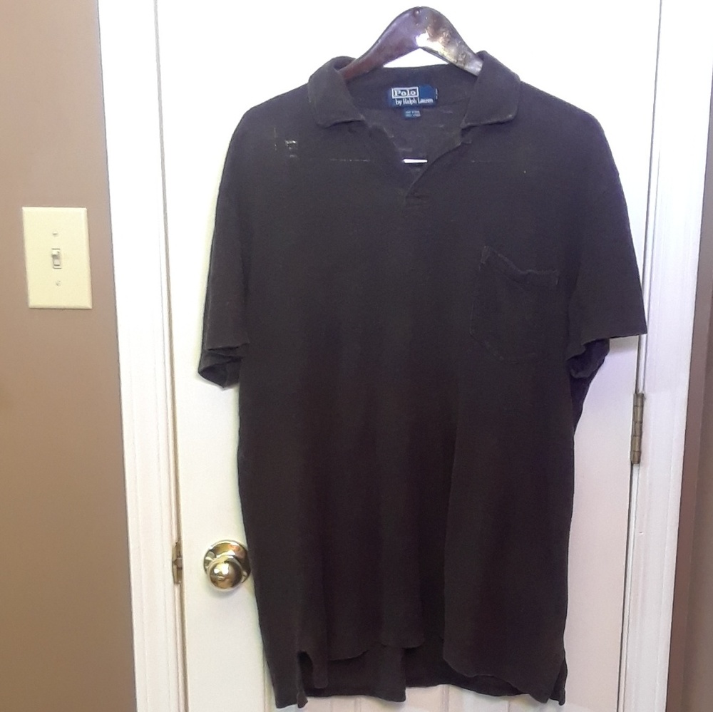 NWOT LARGE MENS POLO RALPH LAUREN BROWN